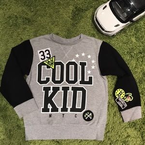 Super cool sweatshirt for a boy!